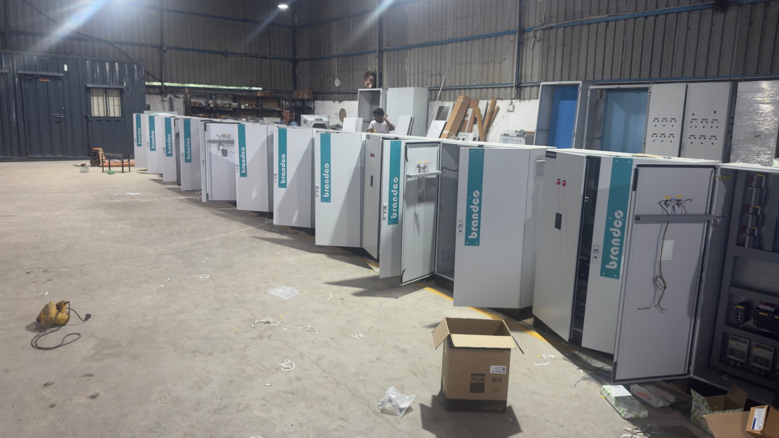 Brandco panels in production